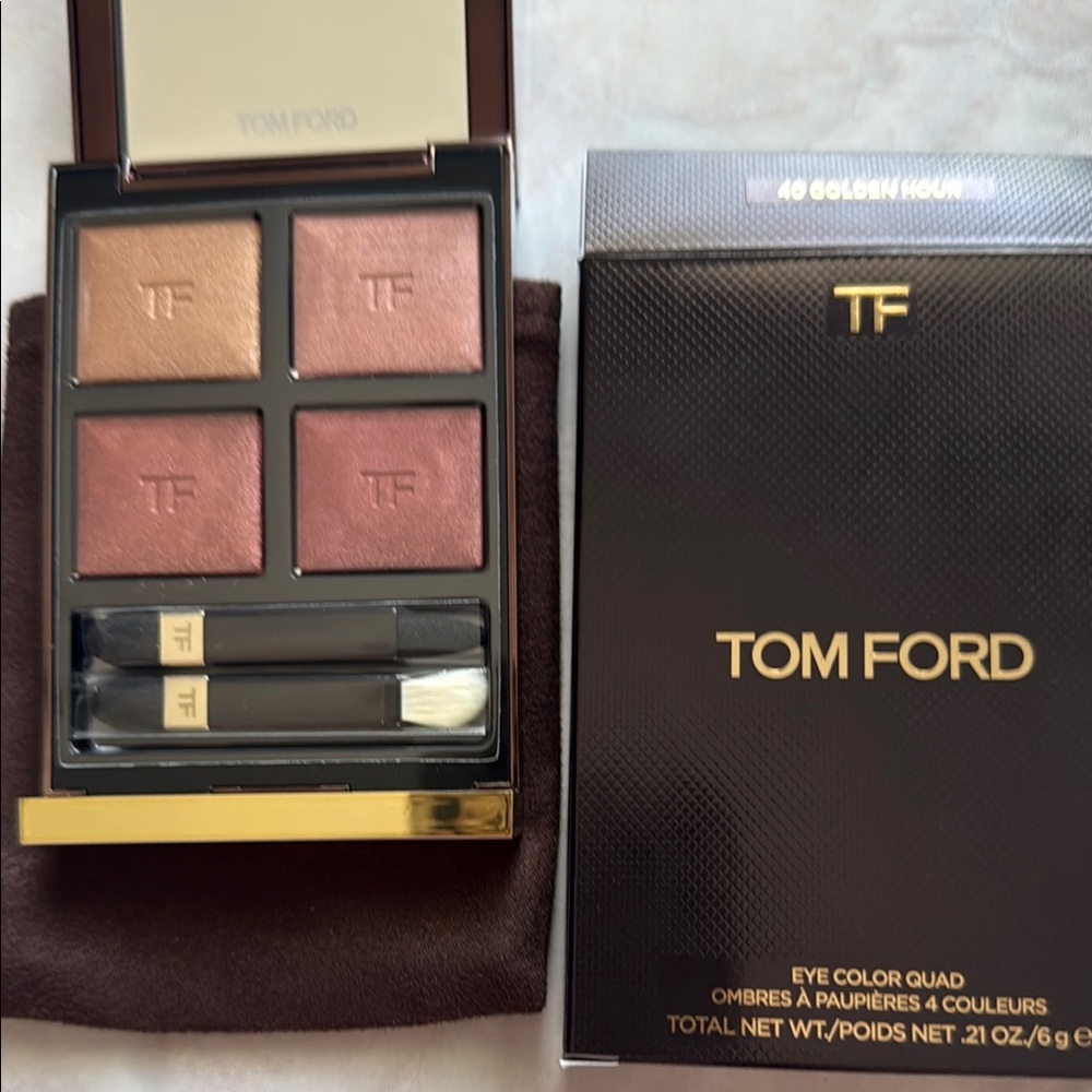 Tom Ford Gold and Pink Eyeshadow Palette Shade Golden Hour